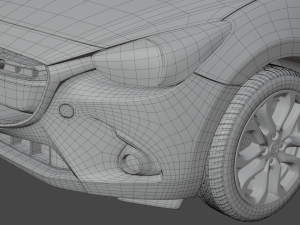 CAR mazda 2 3Dモデル