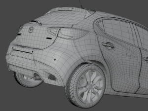 CAR mazda 2 3Dモデル