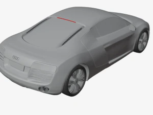 CAR Audi R8 3D Model