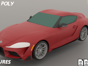 Toyota Supra 2019 3D Model