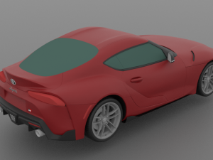 Toyota Supra 2019 3D Модель