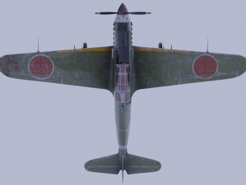 Kawasaki Ki-61 3D 모델