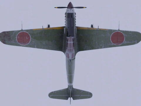 Kawasaki Ki-61 3D Model
