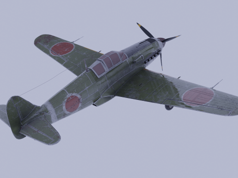 Kawasaki Ki-61 3D 모델