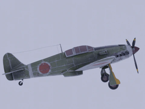 Kawasaki Ki-61 3D Model