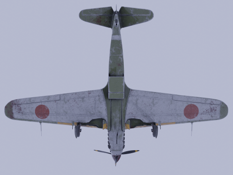 Kawasaki Ki-61 3D 모델