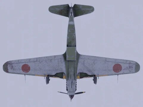 Kawasaki Ki-61 3D Model