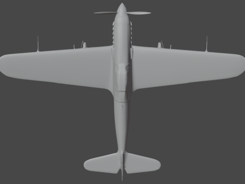 Kawasaki Ki-61 3D 모델