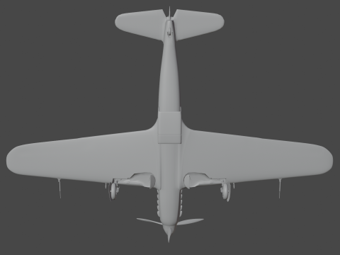 Kawasaki Ki-61 3D 모델