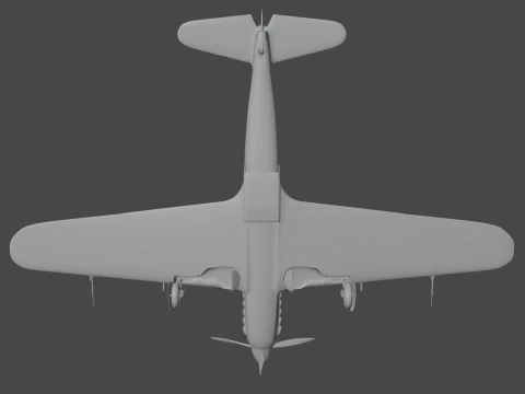 Kawasaki Ki-61 3D Model