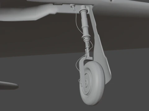 Kawasaki Ki-61 3D Model