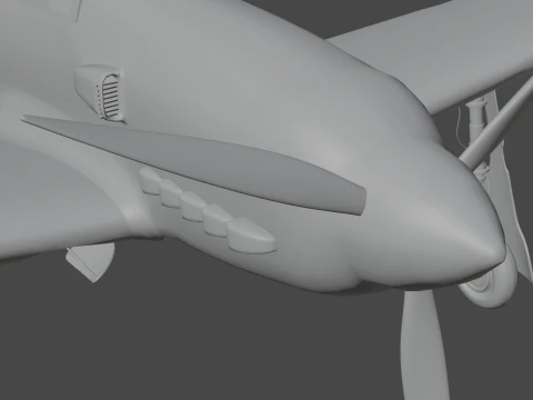 Kawasaki Ki-61 3D Model