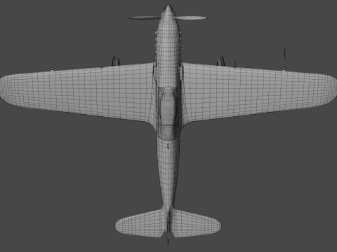 Kawasaki Ki-61 3D 모델