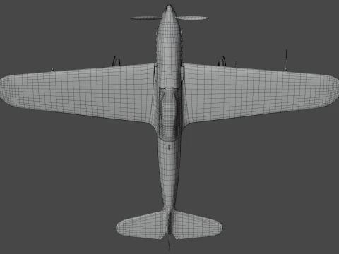 Kawasaki Ki-61 3D Model