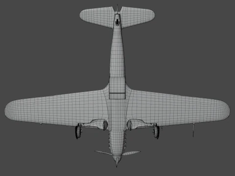 Kawasaki Ki-61 3D Model