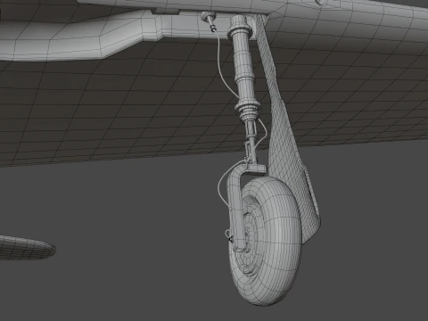 Kawasaki Ki-61 3D Model
