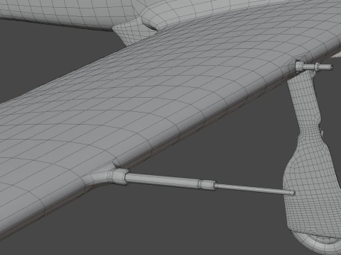 Kawasaki Ki-61 3D Model