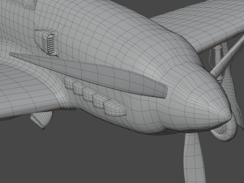 Kawasaki Ki-61 3D 모델