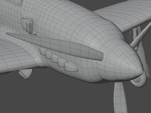 Kawasaki Ki-61 3D Model