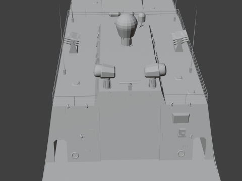 054A frigate Ship 3D Model
