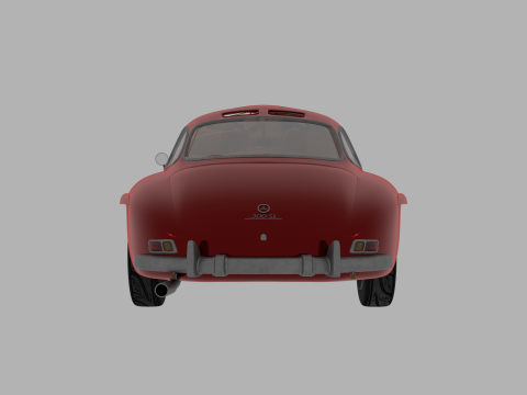 Mercedes Benz 300 SL 3D मॉडल