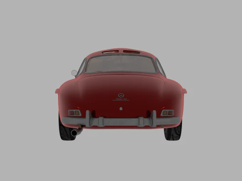 Mercedes Benz 300 SL 3D Model