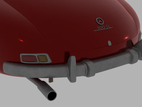 Mercedes Benz 300 SL 3D Model