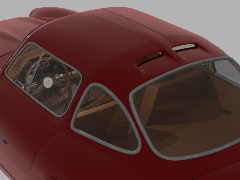 Mercedes Benz 300 SL 3D मॉडल