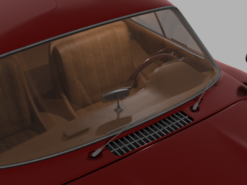 Mercedes Benz 300 SL 3D मॉडल