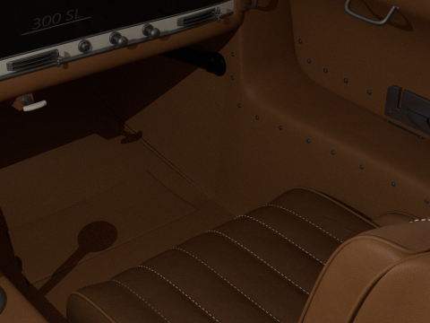 Mercedes Benz 300 SL 3D मॉडल