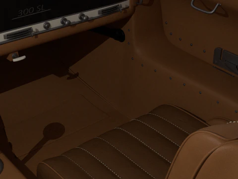 Mercedes Benz 300 SL 3D Model