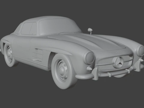 Mercedes Benz 300 SL 3D Model
