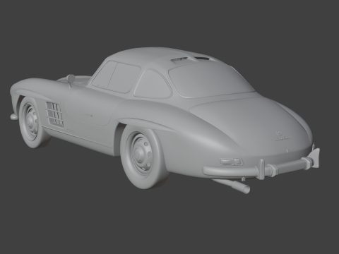 Mercedes Benz 300 SL 3D मॉडल