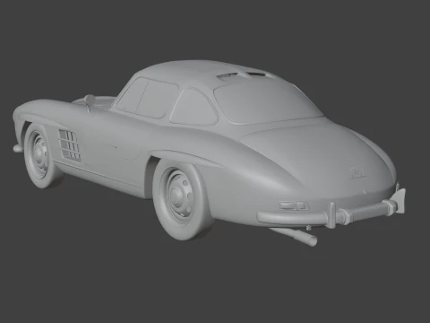 Mercedes Benz 300 SL 3D Model