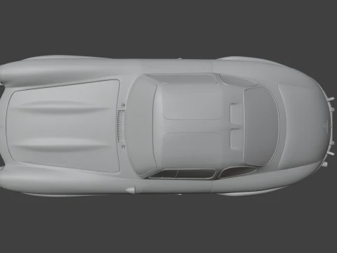 Mercedes Benz 300 SL 3D Model