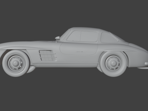 Mercedes Benz 300 SL 3D मॉडल