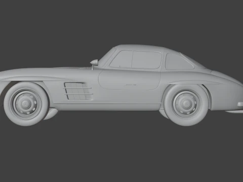 Mercedes Benz 300 SL 3D Model