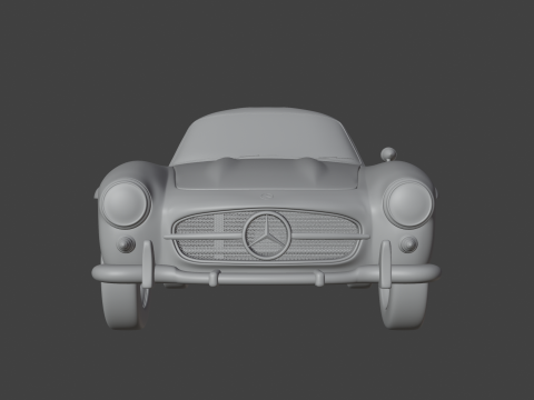 Mercedes Benz 300 SL 3D मॉडल
