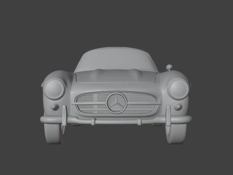 Mercedes Benz 300 SL 3D Model
