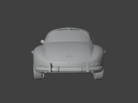 Mercedes Benz 300 SL 3D Model