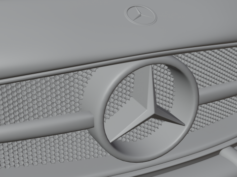 Mercedes Benz 300 SL 3D मॉडल
