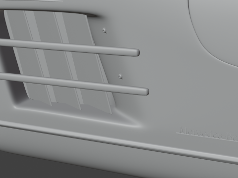 Mercedes Benz 300 SL 3D मॉडल