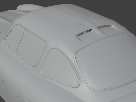 Mercedes Benz 300 SL 3D मॉडल