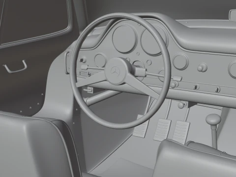 Mercedes Benz 300 SL 3D Model