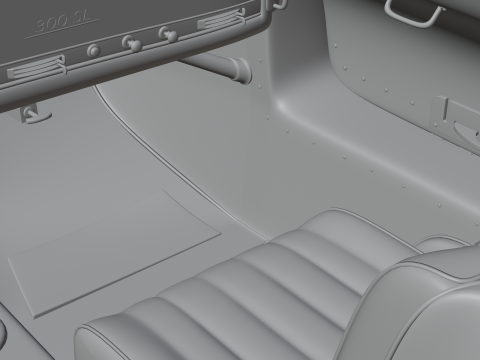 Mercedes Benz 300 SL 3D मॉडल