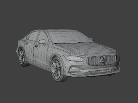 Volvo S90 2017 Modello 3D