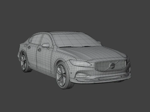 Volvo S90 2017 3D Model