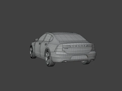 Volvo S90 2017 3D Model