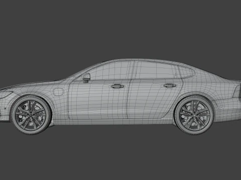Volvo S90 2017 3D Model
