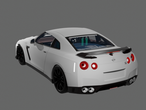 Nissan GT-R 2015 3D Модель
